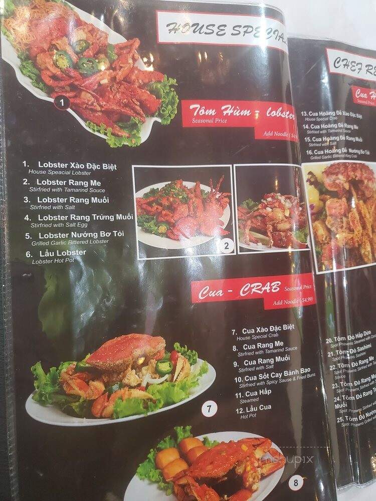 Tram Chim - Garden Grove, CA menu_pic
