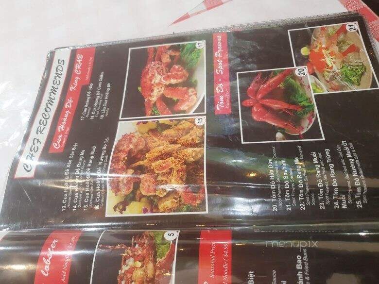 Tram Chim - Garden Grove, CA menu_pic