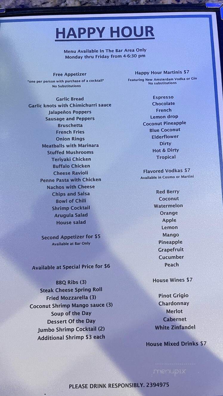La Luna Ristorante - New London, CT menu_pic