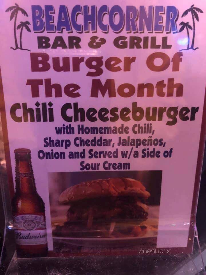Beachcorner Bar & Grill - New Orleans, LA menu_pic