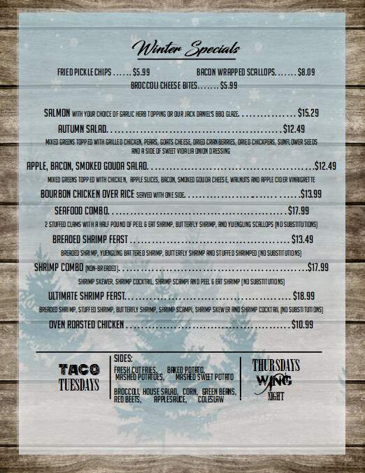 C J Hummel's - Lenhartsville, PA menu_pic