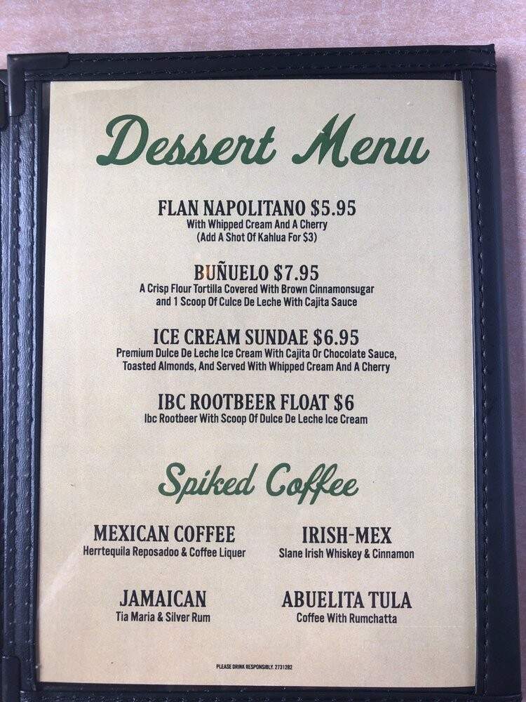 Mi Casita - Avalon, CA menu_pic