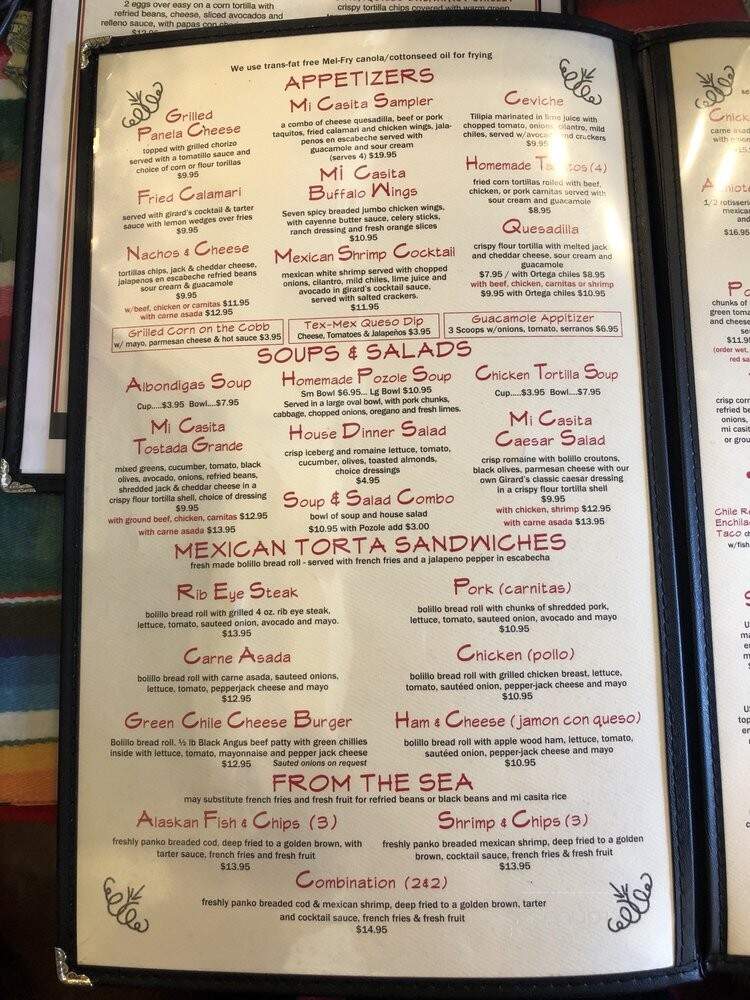 Mi Casita - Avalon, CA menu_pic