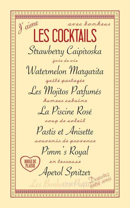 Match 65 (formerly Paris Match) - New York, NY menu_pic