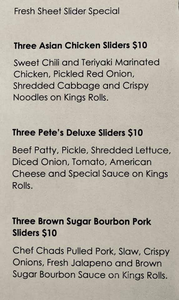 Pete's Grill & Pub - Carnation, WA menu_pic