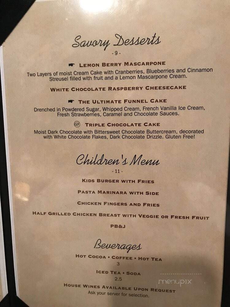 Maxwell's - Washington, PA menu_pic