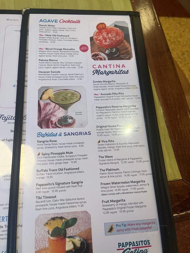Pappasito's Cantina - Humble, TX menu_pic