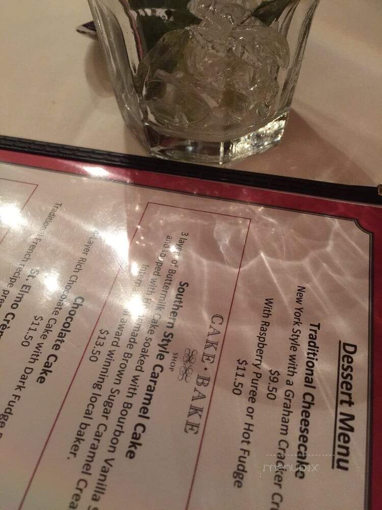 St Elmo Steak House - Indianapolis, IN menu_pic