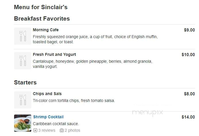 Sinclairs Ocean Grill & Lounge - Jupiter, FL