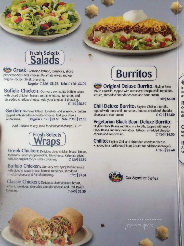 Skyline Chili - Naples, FL menu_pic