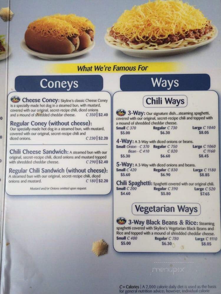 Skyline Chili - Naples, FL menu_pic