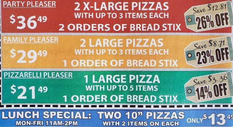 BC Pizza - Roscommon, MI menu_pic