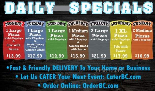 BC Pizza - Greenville, MI menu_pic
