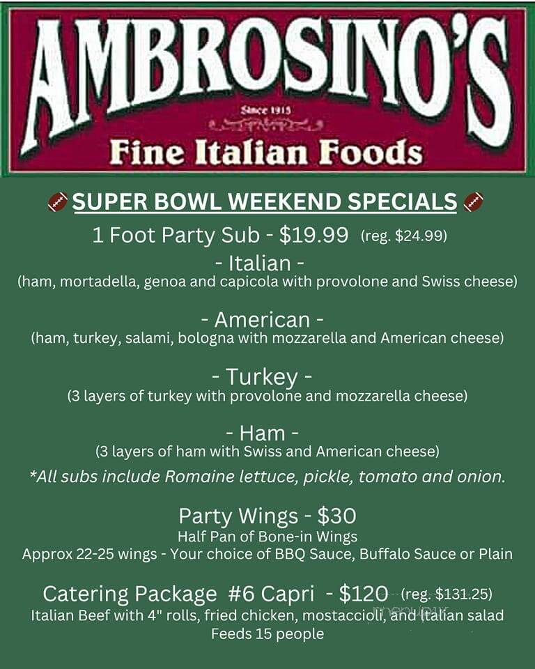 Ambrosino's Italian Market - Frankfort, IL