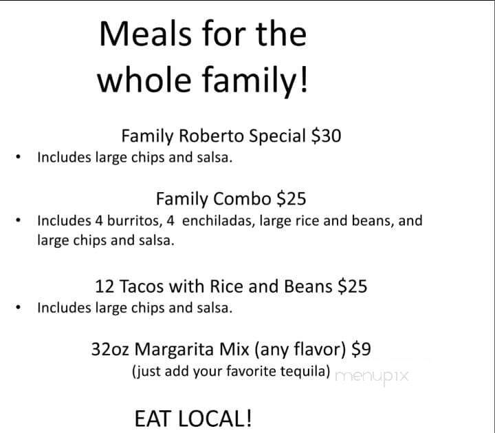 Sol De Mexico - Carlinville, IL menu_pic