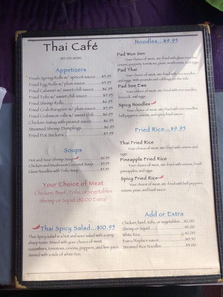 Thai Cafe - Ottawa, IL