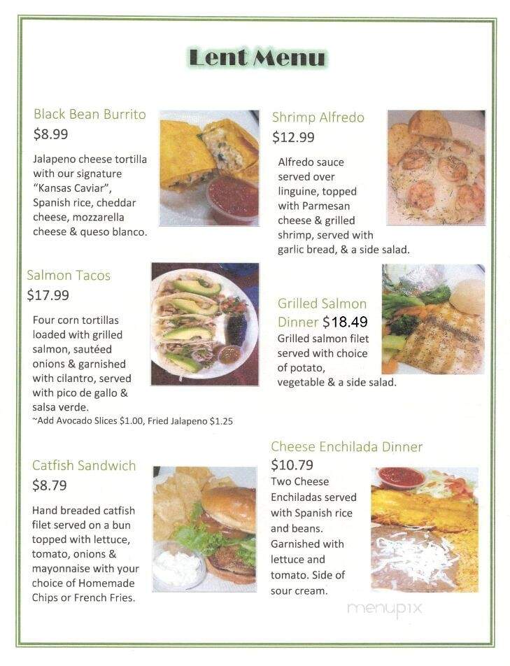 Central Station Club & Grill - Dodge City, KS menu_pic