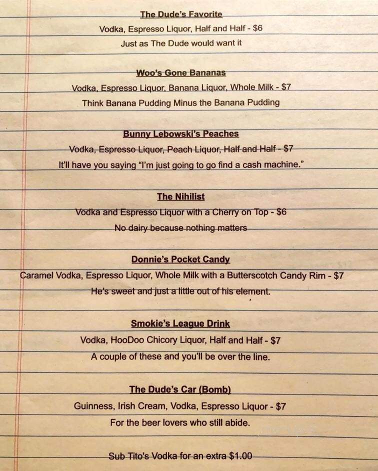 Bubba Garcia's Mexican Cantina - St Simons Island, GA menu_pic