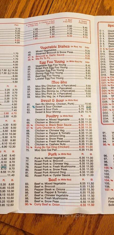 China King - Canton, NC menu_pic