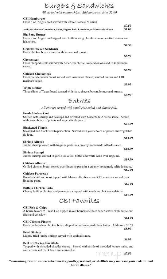 Covered Bridge Inn - Palmerton, PA menu_pic