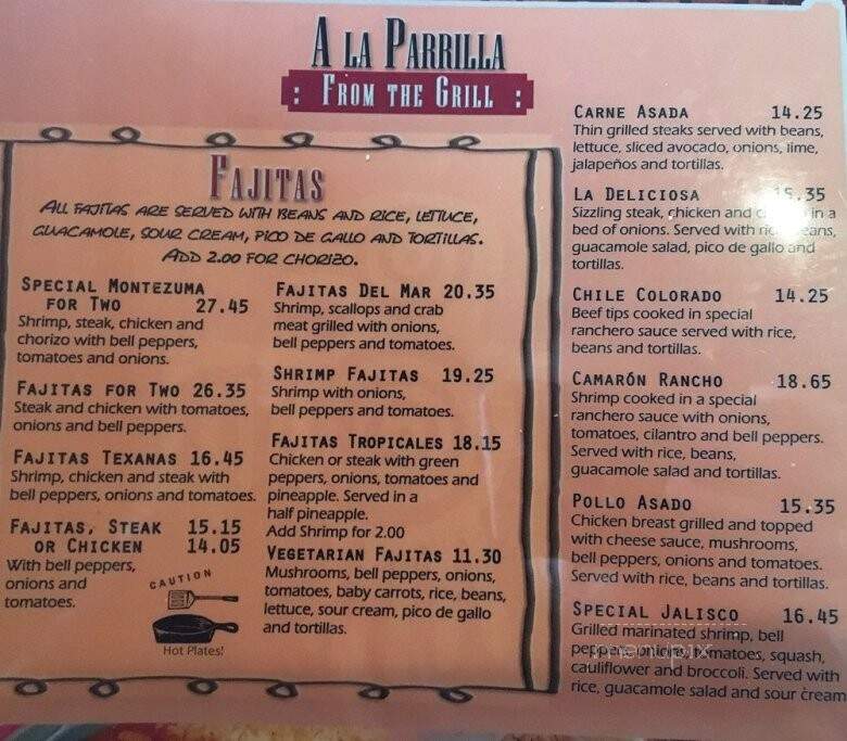 Montezuma Mexican Restaurant - Chambersburg, PA