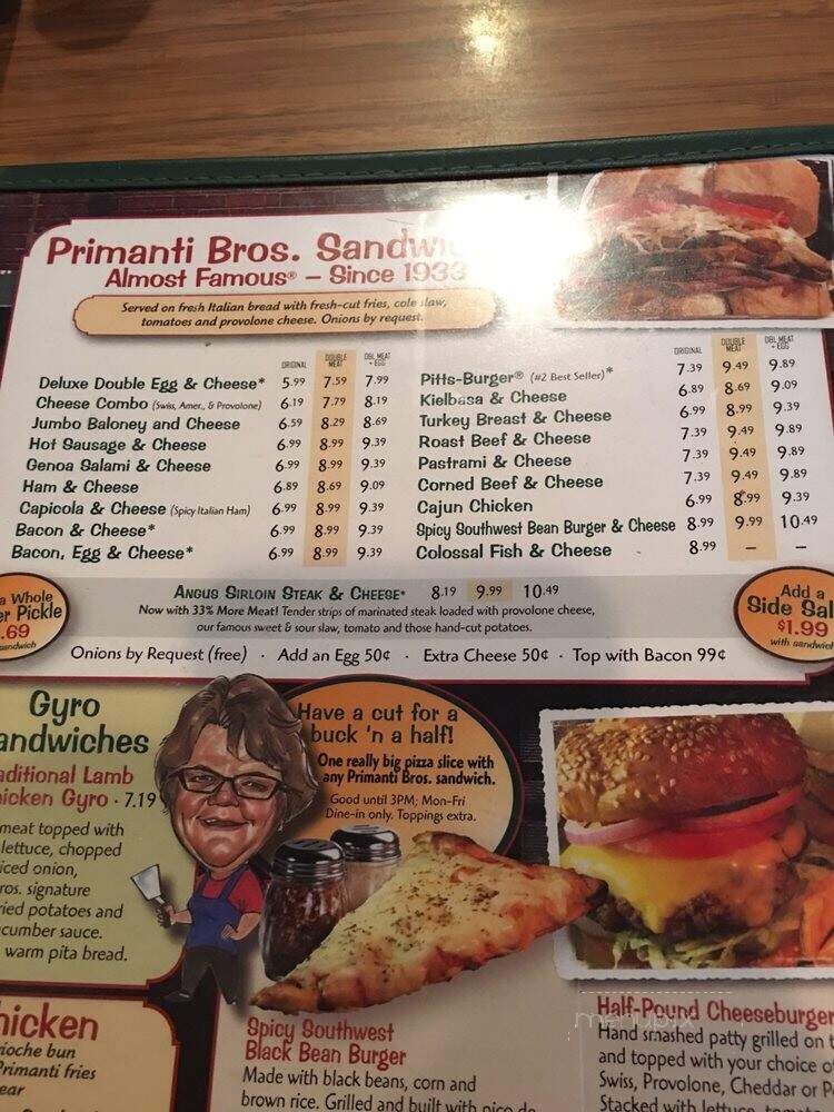 Primanti Bros Pleasant Hill - Pleasant Hills, PA