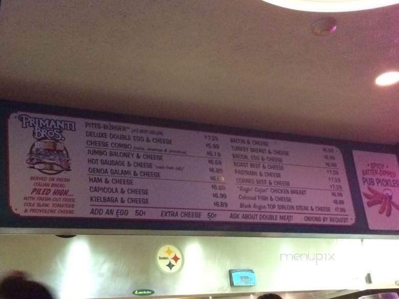Primanti Bros Pleasant Hill - Pleasant Hills, PA menu_pic
