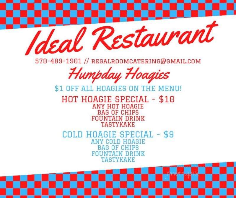 Regal Room - Olyphant, PA menu_pic