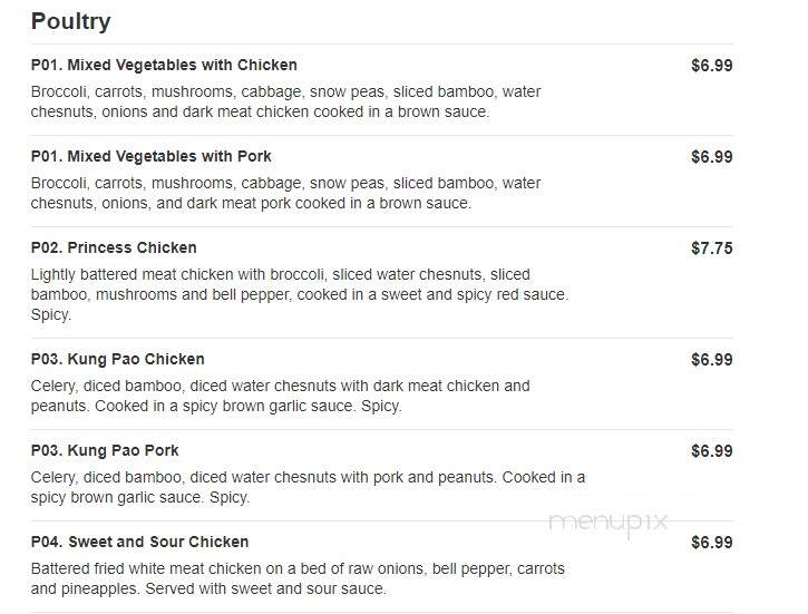 Chen's China Inn - Lufkin, TX menu_pic