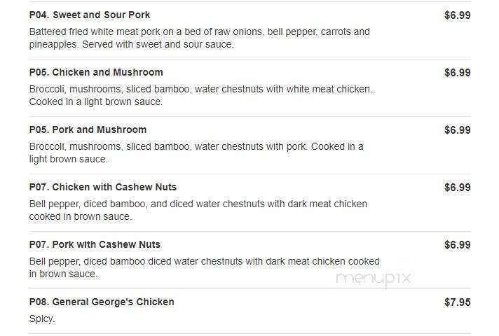 Chen's China Inn - Lufkin, TX menu_pic