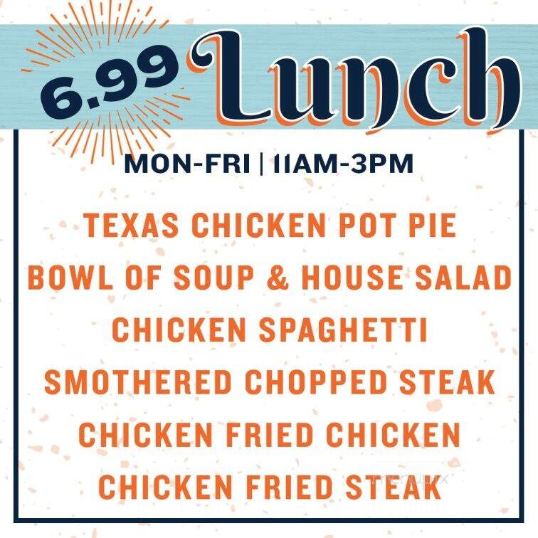 Cotton Patch Cafe - Burleson, TX menu_pic