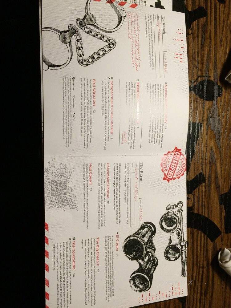 Safe House - Milwaukee, WI menu_pic