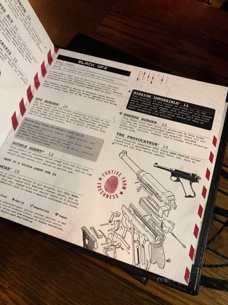 Safe House - Milwaukee, WI menu_pic