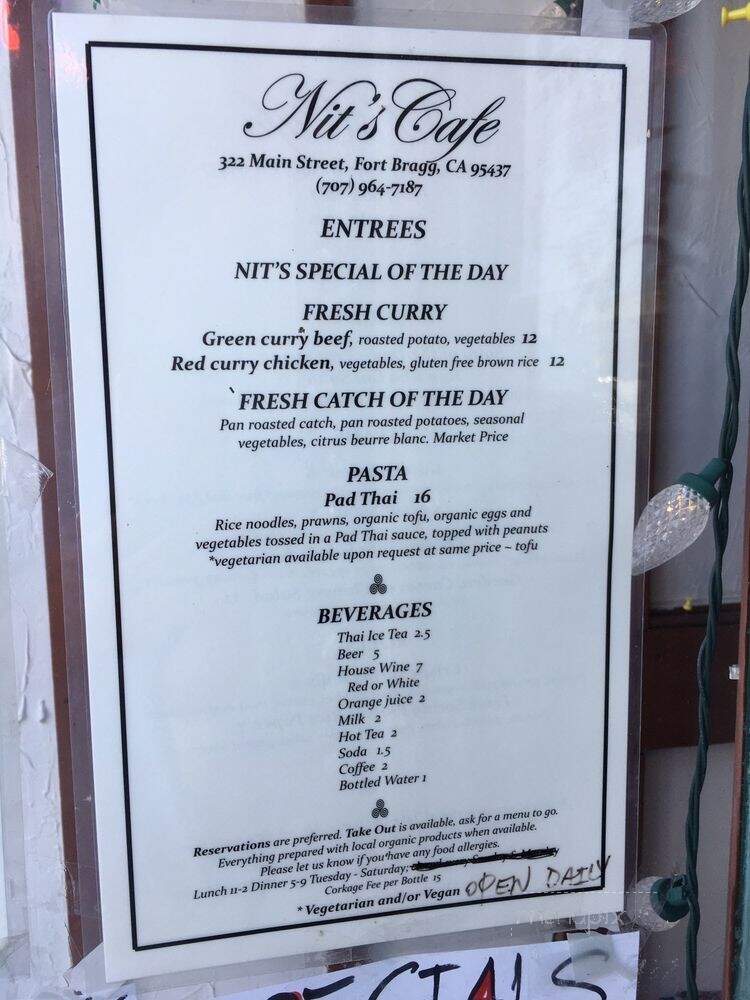 Nit's Cafe - Fort Bragg, CA