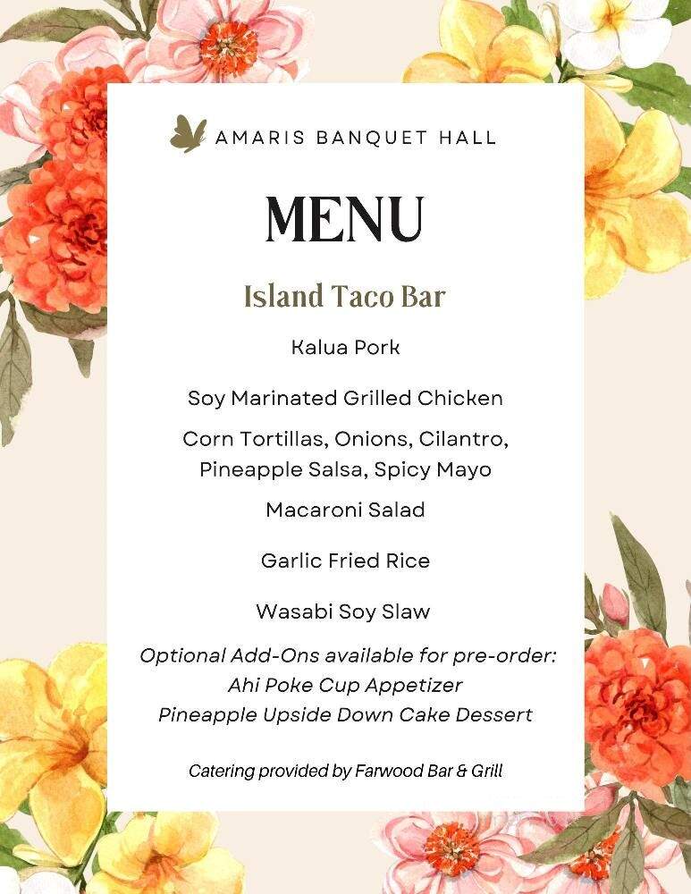 Farwood Bar & Grill - Orland, CA menu_pic