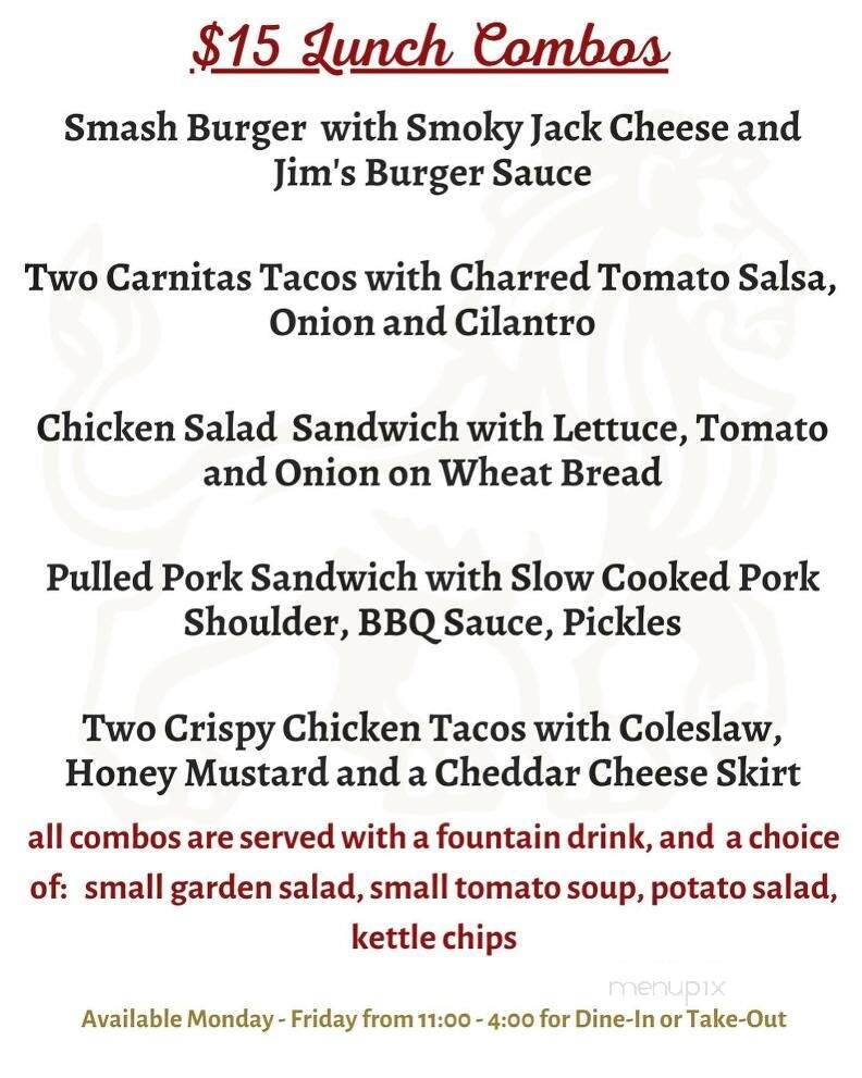 Farwood Bar & Grill - Orland, CA menu_pic