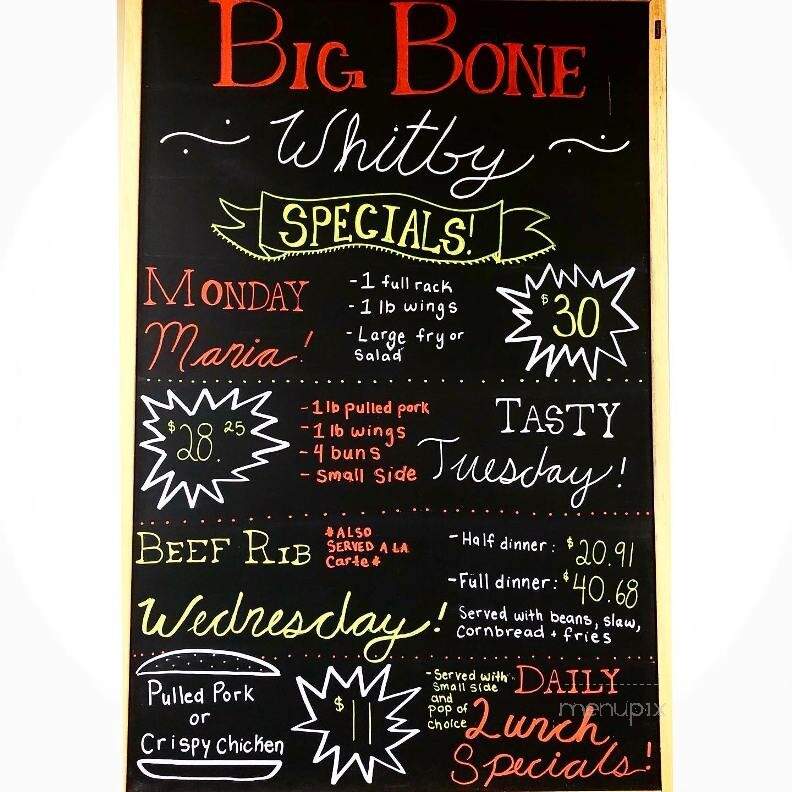 Big Bone BBQ & Wicked Wings - Whitby, ON