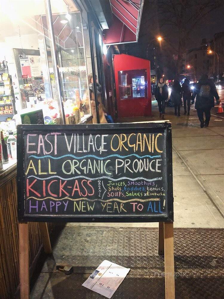 East Village Organic - New York, NY menu_pic