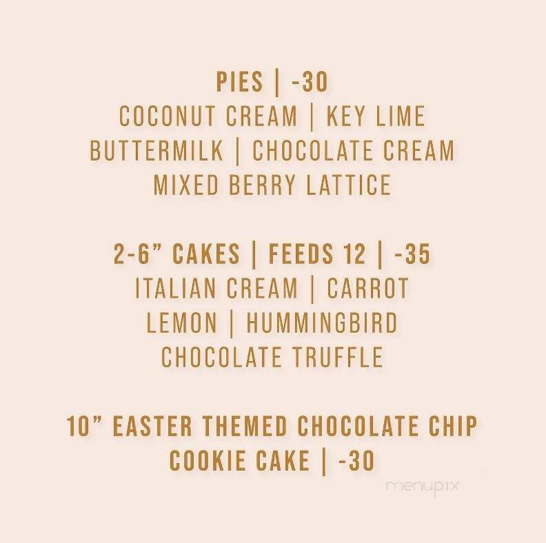 Scratch Made Bakery And Cafe - Amarillo, TX menu_pic