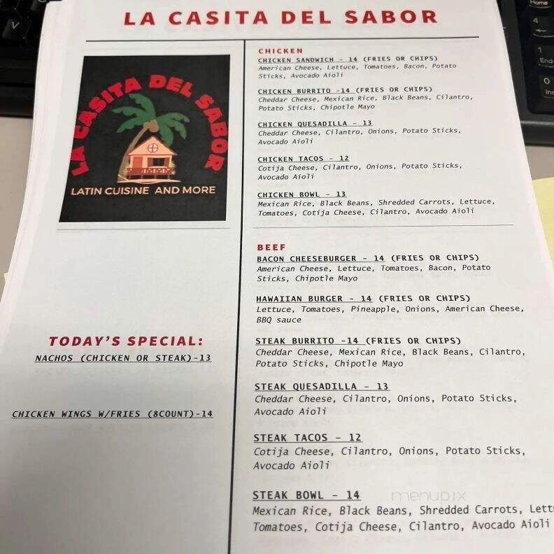 The Peace Pipe - Charlotte, NC menu_pic