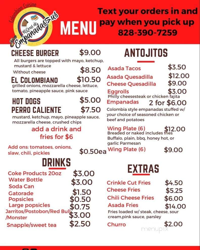 The Peace Pipe - Charlotte, NC menu_pic