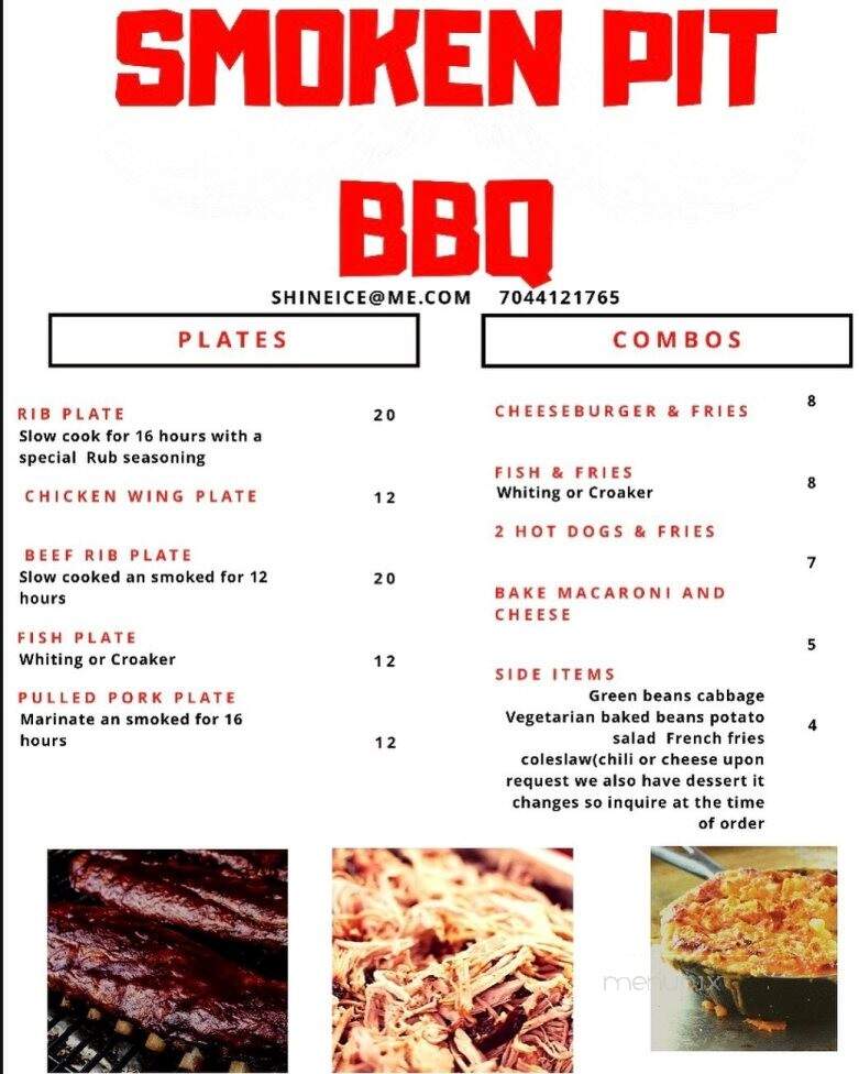 The Peace Pipe - Charlotte, NC menu_pic