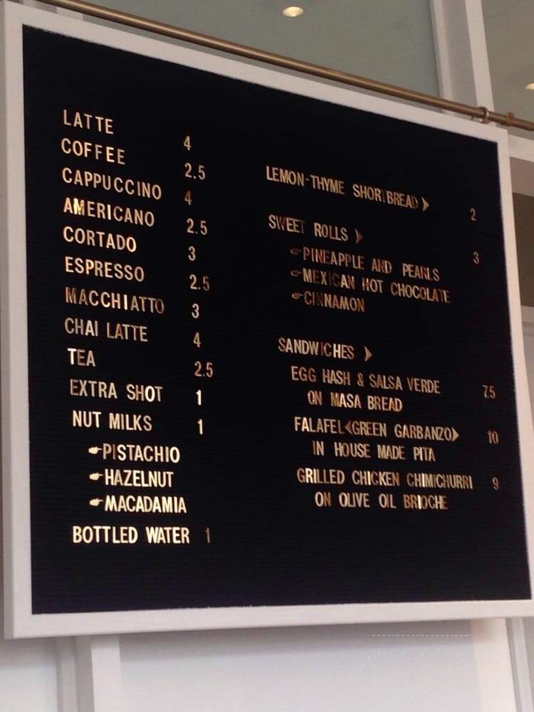 Pineapple & Pearls - Washington, DC menu_pic
