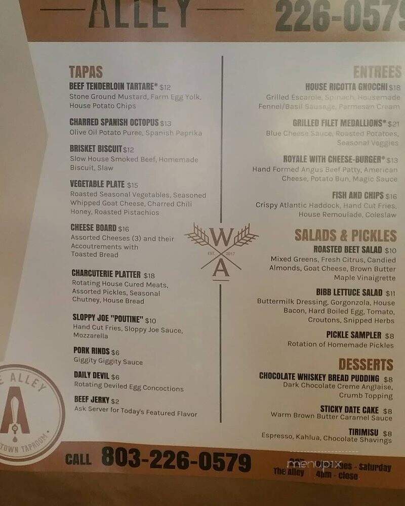 The Alley Downtown Taproom - Aiken, SC