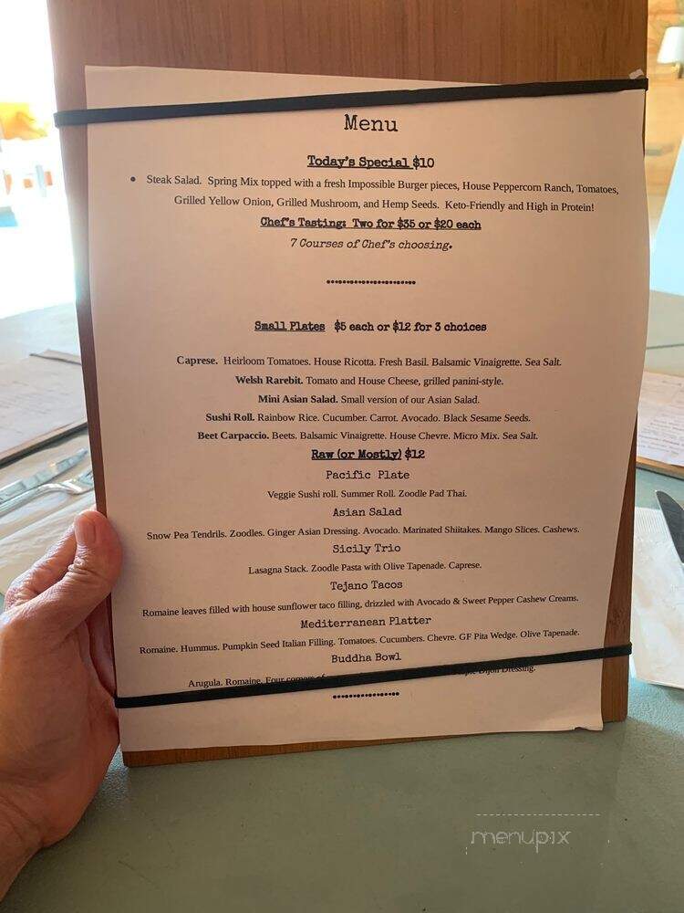 In the Raw Test Kitchen & Juice Bar - Hot Springs, AR menu_pic
