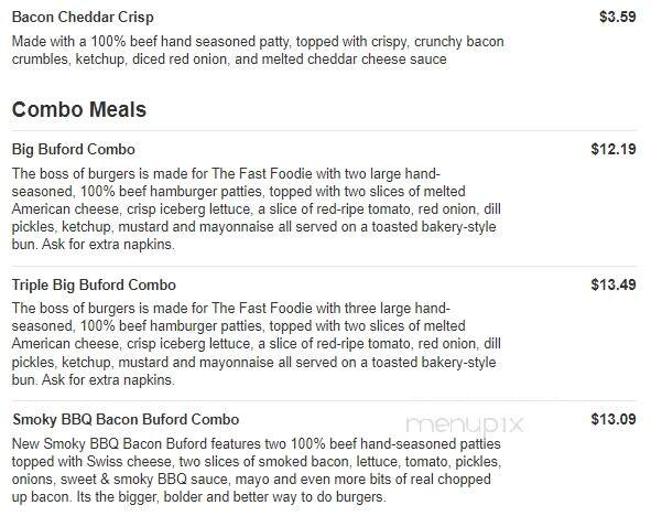 Rally's - Penn Hills, PA menu_pic