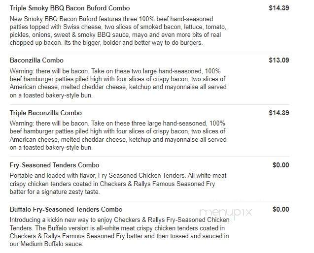 Rally's - Penn Hills, PA menu_pic