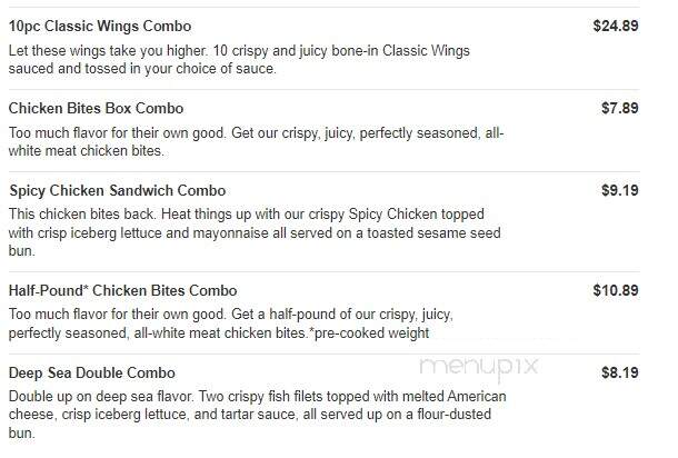 Rally's - Penn Hills, PA menu_pic