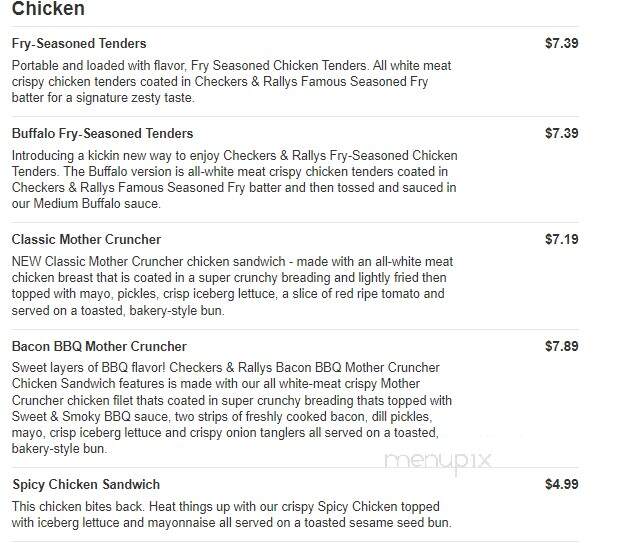 Rally's - Penn Hills, PA menu_pic