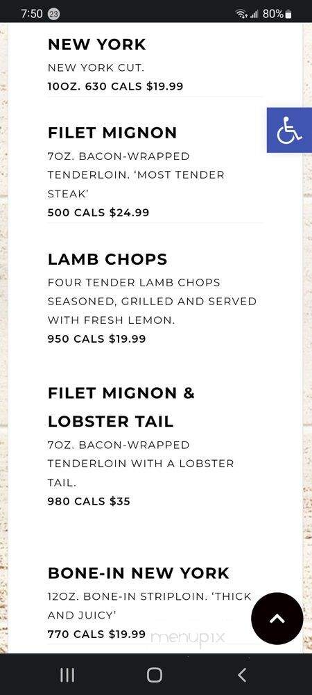 Chuck's Roadhouse Pickering - Pickering, ON menu_pic